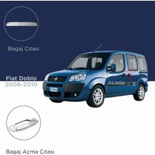 Alminox Oto Aksesuar Fiat Doblo 2006-2010 Set Bagaj Çıtası-Bagaj Açma Çıtası