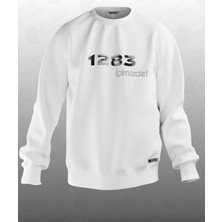 1283 (Atatürk'ün Apolet Numarası) Tasarımlı Unisex Sweatshirt