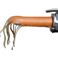 Mtndizlik Motosiklet  Deri Elcik,Püskül , Motorcycle Tassels Leather Frills Grip Covers Leather Grip, Motosiklet Deri Aksesuar, Chopper Cruiser Bobber