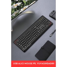 Rever Kablosuz Klavye Mouse Seti Türkçe Q Klavye