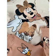 Yeni Sezon Minnie Mause Pullu Taytlı Takım