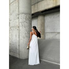 Butik Ayarlanabilir Tek Askılı Siyah Elbise