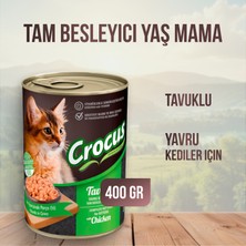 Crocus Tavuklu Yavru Kedi Yaş Maması 400 G