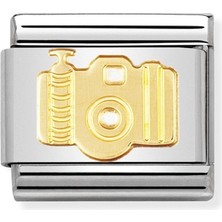 Nomination Composable Classic Tech In Stainless Steel With 18K Gold 09-Camera Renkli