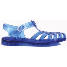 Meduse Anne ve Çocuk Sandalet Şeffaf Mavi - Cobalt