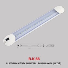 Bulus 24V Floresan Tavan Lambası Anahtarlı Beyaz (Ledli) (380*50 Mm)