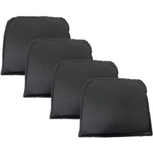 Knsz sırt minderi 4 lü mazlum syh suni deri cırtlı tel sandalyesi sırtı için