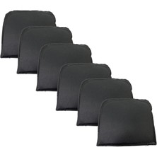 Knsz sırt minderi 6 lı mazlum syh suni deri cırtlı tel sandalyesi sırtı için