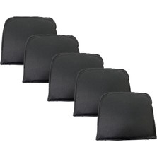 Knsz sırt minderi 5 li mazlum syh suni deri cırtlı tel sandalyesi sırtı için