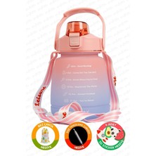 VALLETTA VLT1235 LUSCA MOTİVASYONLU SU MATARASI 1,3 LT - PEMBE VE