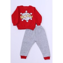 HÇM Erkek Bebek 3 Iplik Eşofman Takımı Boom Baskılı A33