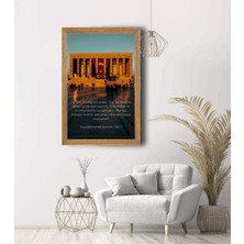 Lioncraft Anıtkabir, Atatürk Tablosu Çerçeveli Cam Tablo 20 x 30 cm