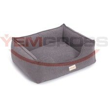 Pet Comfort Alpha  Antrasit Köpek Yatağı M 80x65cm