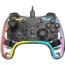 Game Fruy USB Android Tv Pv-Ps3 Nintendo Rgb Işıklı Game Pad Uyumlu