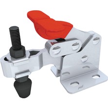 Goodhand GH-13007 Düşük Profilli Dikey Geçiş Kelepçesi | 150 kg Kapasiteli Düz Taban ve Oluklu Kol -