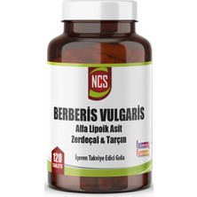 Ncs Berberis Vulgaris Alfa Lipoik Asit Tarçın Zerdeçal 120 Tablet