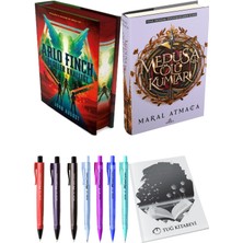 Medusanın Ölü Kumları 3 Ciltli ve Arlo Finch Gölgeler Krallığı Ciltli John August 2li Set