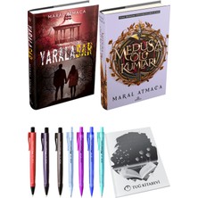 Medusanın Ölü Kumları 3 Ciltli ve Ephesus Yayınları Yaralasar 4 Ciltli Maral Atmaca 2li Set