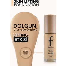 Skin Lifting Doğal Görünüm Veren Sıkılaştırıcı Etkili Fondöten (090 Honey) 8682536059695