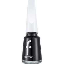 Flormar Klasik Parlak Bitişli Yüksek Pigmentli Oje (313 Black Minimalism New) 8682536035873