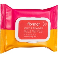 Flormar Wet Wipes Normal ve Kuru Ciltler için Temizleme Mendili  001