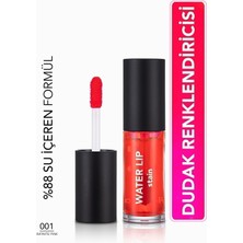 Water Lip Stain Yoğun Renk Veren Uzun Süre Kalıcı Mat Dudak Tint'i (001 Infinite Pink) 8682536042161