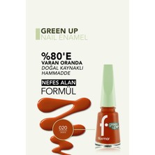 Flormar Green Up Yüksek Pigmentli & Parlak Bitişli Nefes Alabilen Vegan Oje