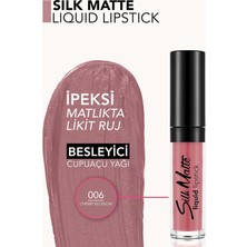 Flormar - Ruj - Silk Matte Liquid Lipstick 006 Cherry Blossom 8690604397358 33000021