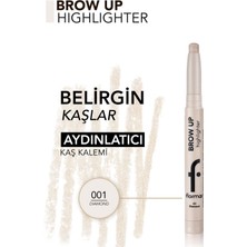 Flormar Kremsi Dokulu Brow Up Highlighter Pencil Aydınlatıcı Kalem- Gümüş (001 Diamond) 8682536072434