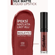 Flormar Silk Matte Yüksek Pigmentli & Mat Bitişli Nemlendirici Likit Ruj