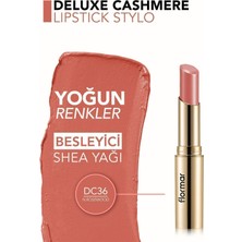 Flormar - Ruj - Deluxe Cashmere Lipstick Stylo DC36 Natural Rosewood 8690604209804 33000011