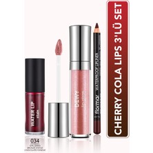 Flormar Cherry Cola Lips 3'lü Dudak Seti