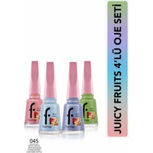 Flormar Juicy Fruits Jel Görünümlü Oje Seti