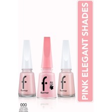 Flormar Pink Elegant Shades 3'Lü Oje Seti