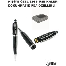 Flyonlook İsme Özel Hediyelik 32gb  Usb Flaş Kalem Bellek Dokunmatik Telefonlar İçin Pda Özelikli