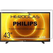 Heroglas Phılıps 43PUS7805 43"inç 109 Ekran Tv Ekran Koruyucu