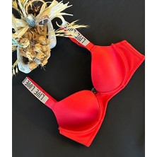 Orkide Işıltılı Askılı Bra Push Up Foam Cup  8825  