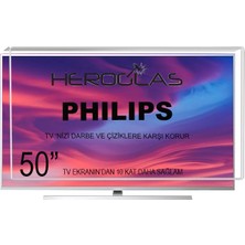 Heroglas Phılıps 50PUS8108 50"ınç 127 Ekran Tv Ekran Koruyucu