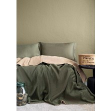 Sımply Forest/cream Çift Kişilik Battaniye 200X220CM