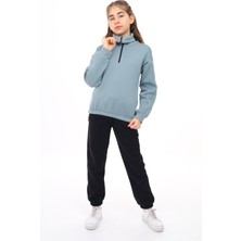 Toontoy Kız Çocuk Nakışlı Eşofman Takım