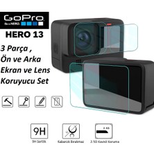 Teknoroket Gopro Hero 13 Ekran Koruyucu Seti 9h