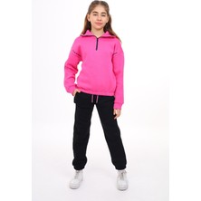 Toontoy Kız Çocuk Nakışlı Eşofman Takım
