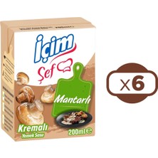 Içim Şef Krema Mantarlı 200 ml x 6 Adet