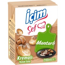 Içim Şef Krema Mantarlı 200 ml x 6 Adet