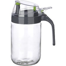 Cam Yağdanlık - Kulplu Sirkelik Sosluk 660ML