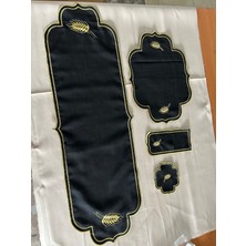 'UÇA' Yemek Servis Takımı Siyah Supla