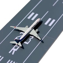 Reklambalaj 1:64 Ölçekli Hava Araçları Için Uçak Pisti (Havaalanı, Pist, Yol Düzeni) 10X15 cm - 4 Parça