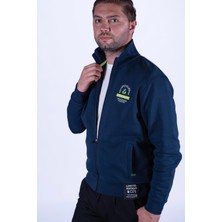 Regular Fit Yakalı Fermuarlı Sweatshirt