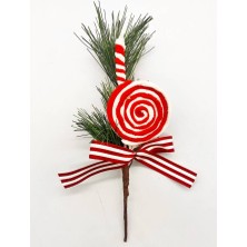 Kidspartim Yılbaşı Çam Dalı Sosyete Çubuk Şekerli 29 cm