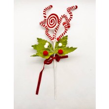 Kidspartim Yılbaşı Çam Dalı Sosyete Çubuk Şekerli 40 cm